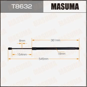 Упор газовый багажника MASUMA T8632 G8WN2P V 1440255885 изображение 0