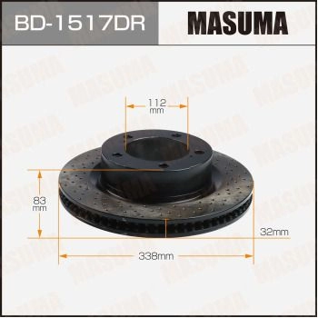 Диски тормозные перфорированные RH MASUMA BD-1517DR BDEF ET 1440255913