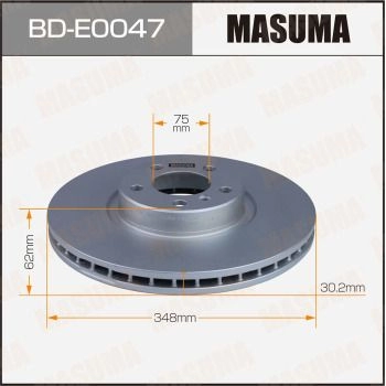 Диск тормозной MASUMA BD-E0047 1440255945 X M5D6 изображение 0