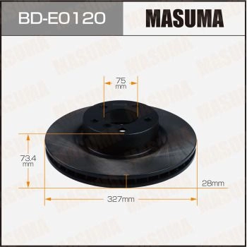 Диск тормозной MASUMA XY G46X BD-E0120 1440255965