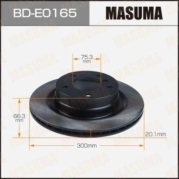Диск тормозной MASUMA 1440255972 K D2IO BD-E0165 изображение 0