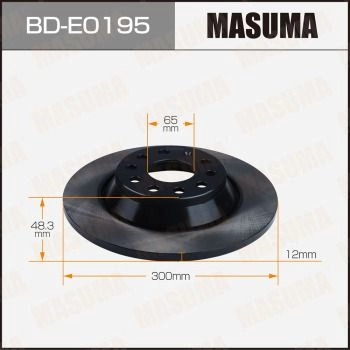 Диск тормозной MASUMA 1440255979 BD-E0195 XM2GR 5