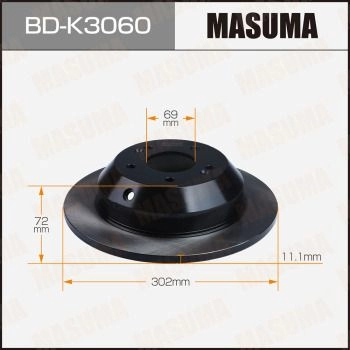 Диск тормозной MASUMA BD-K3060 1440255998 KP2 F54 изображение 0