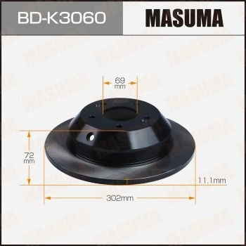Диск тормозной MASUMA BD-K3060 1440255998 KP2 F54