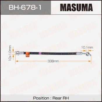 Шланг тормозной MASUMA KDVSR2 B 1440256006 BH-678-1 изображение 0
