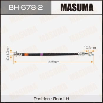 Шланг тормозной MASUMA F DK17 1440256007 BH-678-2 изображение 0