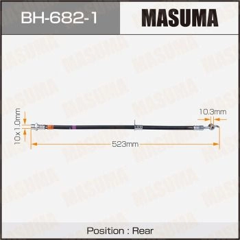Шланг тормозной MASUMA RL74 FIU BH-682-1 1440256008 изображение 0