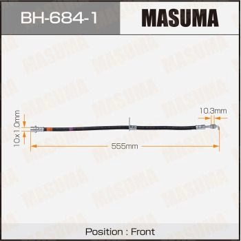 Шланг тормозной MASUMA UG2N 19 1440256010 BH-684-1 изображение 0