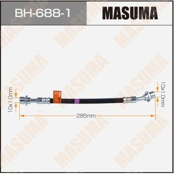 Шланг тормозной MASUMA 1440256014 CE RO7 BH-688-1 изображение 0