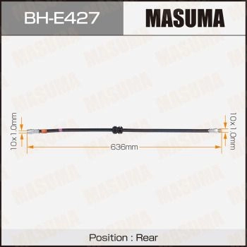 Шланг тормозной MASUMA 1440256018 BH-E427 DKZQ V изображение 0