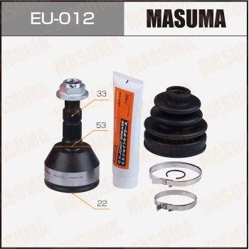 ШРУС наружный MASUMA 1440256036 EU-012 UA DZESO