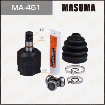 ШРУС внутренний MASUMA MA-451 6KWQ 1 1440256088 изображение 0