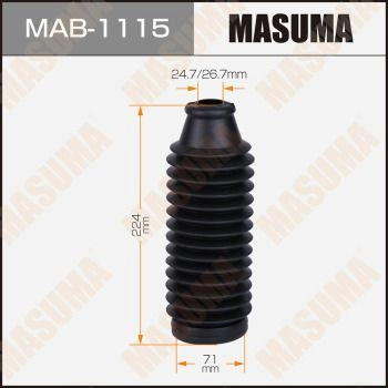 Пыльник амортизатора (резина) MASUMA 1440256131 C6 0VN MAB-1115 изображение 0