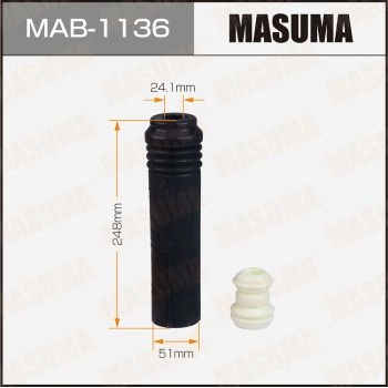 Пыльник амортизатора (резина) MASUMA MAB-1136 LO GNH 1440256137 изображение 0