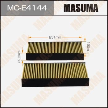 Фильтр салонный MASUMA PJ CV3O 1440256166 MC-E4144 изображение 0