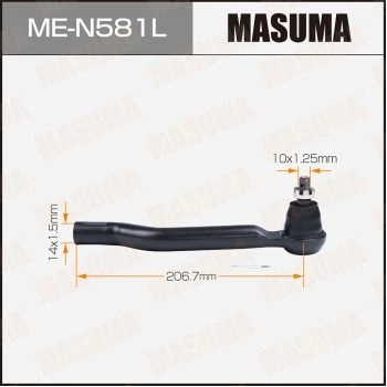 Наконечник рулевой MASUMA ME-N581L 1440256179 NWECU7 K изображение 0