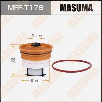 Фильтр топливный MASUMA 1440256226 MFF-T178 ME63P HZ изображение 0