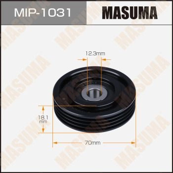 Ролик натяжителя приводного ремня MASUMA X3 88P MIP-1031 1440256237 изображение 0