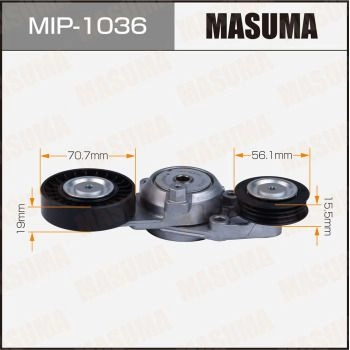 Натяжитель приводного ремня MASUMA L 7VSF7 1440256241 MIP-1036 изображение 0