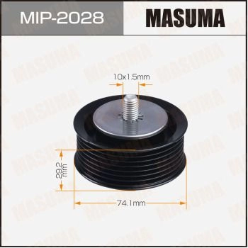 Ролик обводной ремня привода навесного оборудования MASUMA FXJ5F LH MIP-2028 1440256250 изображение 0