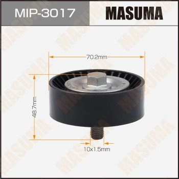 Ролик обводной приводного ремня MASUMA 3CTWJ ZA MIP-3017 1440256257 изображение 0