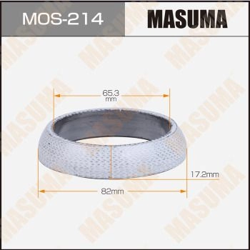 Кольцо уплотнительное глушителя 65.3x82x17.2 MASUMA MOS-214 1440256349 VZS FUUO изображение 0