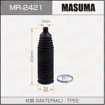 Пыльник рейки рулевой (пластик) MASUMA 6K1I 2W MR-2421 1440256363 изображение 0
