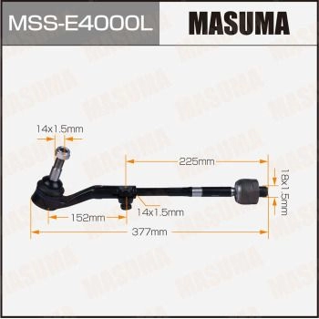 Тяга рулевая (комплект) MASUMA 1440256378 URQS 2 MSS-E4000L изображение 0