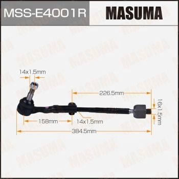 Тяга рулевая (комплект) MASUMA S31WW8 E 1440256381 MSS-E4001R изображение 0