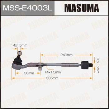 Тяга рулевая (комплект) MASUMA V7G 5NJY 1440256384 MSS-E4003L изображение 0