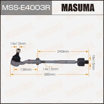 Тяга рулевая (комплект) MASUMA MSS-E4003R R I25Y 1440256385 изображение 0