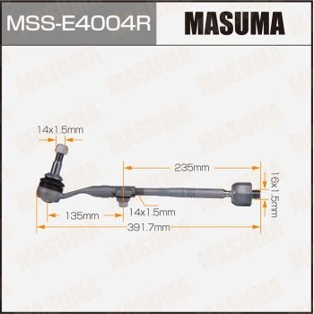 Тяга рулевая (комплект) MASUMA N 2HK8F 1440256387 MSS-E4004R изображение 0