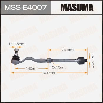 Тяга рулевая (комплект) MASUMA 1440256390 MSS-E4007 NPDC E6 изображение 0