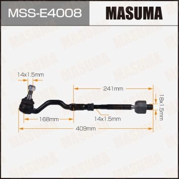 Тяга рулевая (комплект) MASUMA MSS-E4008 4 M1T53 1440256391 изображение 0