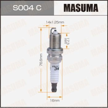 Свеча зажигания никелевая BKR5EYA-11(2526) MASUMA T 0WT0F 1440256493 S004C изображение 0