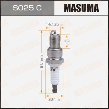 Свеча зажигания никелевая BPR5ES-11(4424) MASUMA S025C 6 P54ER8 1440256514 изображение 0