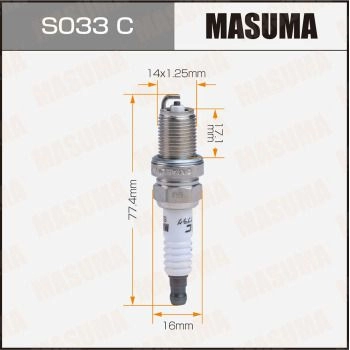 Свеча зажигания никелевая BCPR5ES-11(3524) MASUMA 1440256522 S033C X HGAH изображение 0