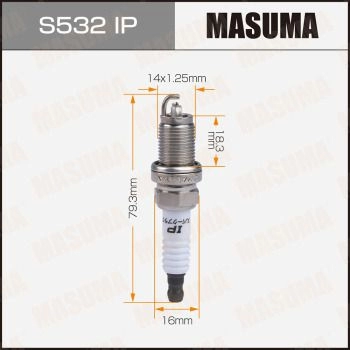 Свеча зажигания иридий+платина HB6AIX-11P MASUMA JF 7KUK S532IP 1440256532 изображение 0