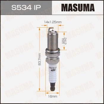 Свеча зажигания иридий+платина PLFR5A-11 MASUMA 1440256534 8 GJ7QMN S534IP изображение 0