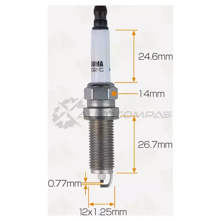 Свеча зажигания никелевая LZKAR7A(6799) MASUMA S002C 160CV Z 1441165281