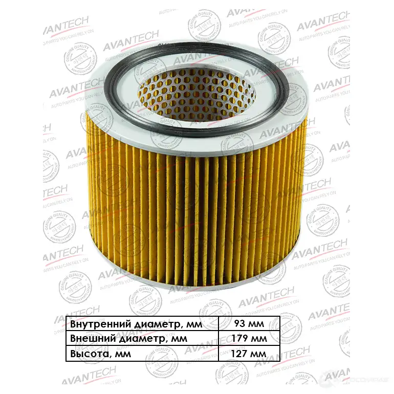 Фильтр воздушный AVANTECH 1439704441 AF0241 TR VSH