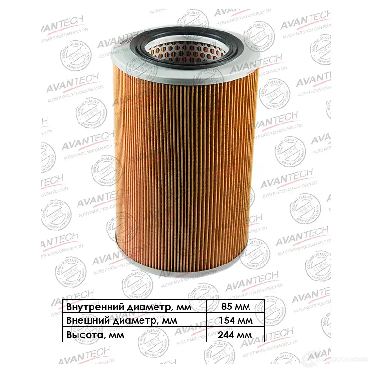 Фильтр воздушный AVANTECH 1420571432 MWT5 F AF0401