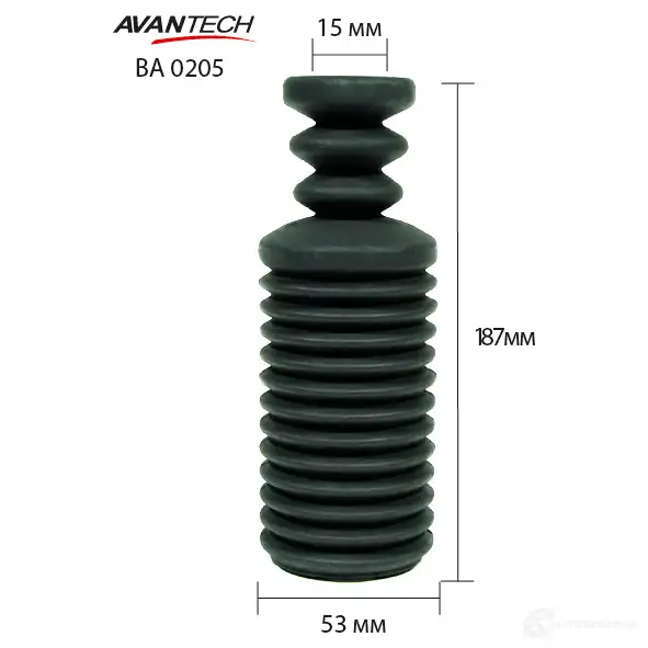 Отбойник амортизатора AVANTECH BA0205 O Z9IT 1439707278