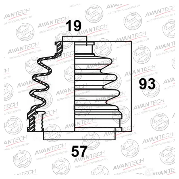 Пыльник привода AVANTECH WGKG DI0 BD0211 1439707545