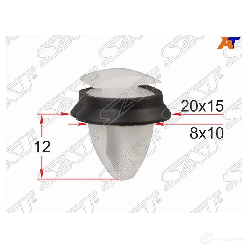 Клипса молдинга кузова CITROEN/FIAT (1 шт.) SAT 1440511741 ST-M12412 27TQ IJL