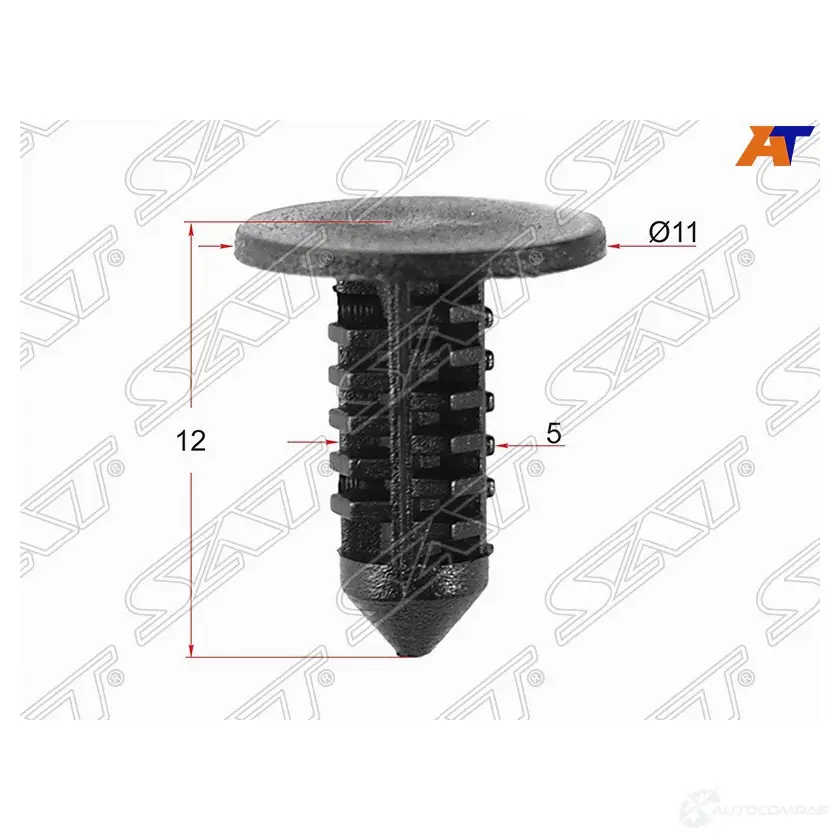 Клипса обшивки FORD (1 шт.) SAT ST-M10740 T7N LBQB 1440516159