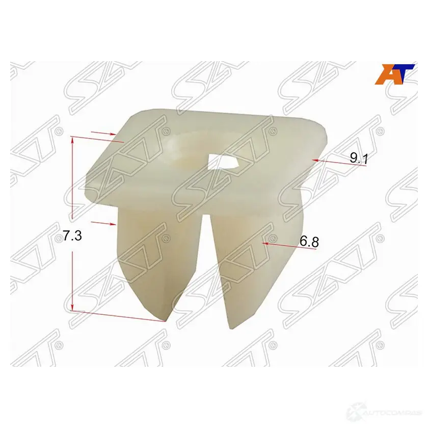 Клипса NISSAN (1 шт.) SAT ST-KJ-704 8IP97 I 1440511663