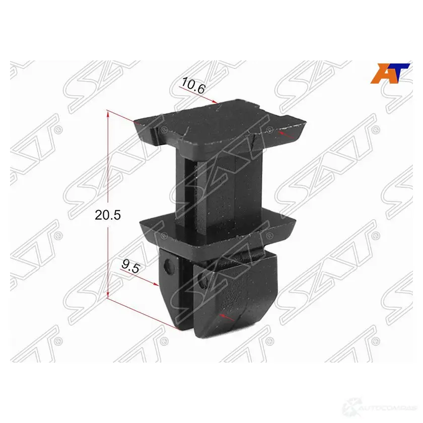 Клипса обшивки багажника MERCEDES (1 шт.) SAT ST-KE-311 VX 6GF7 1440529575