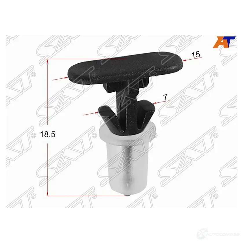 Клипса фиксатор VAG (1 шт.) SAT 1440546278 ST-KE-156 38RP9 Q