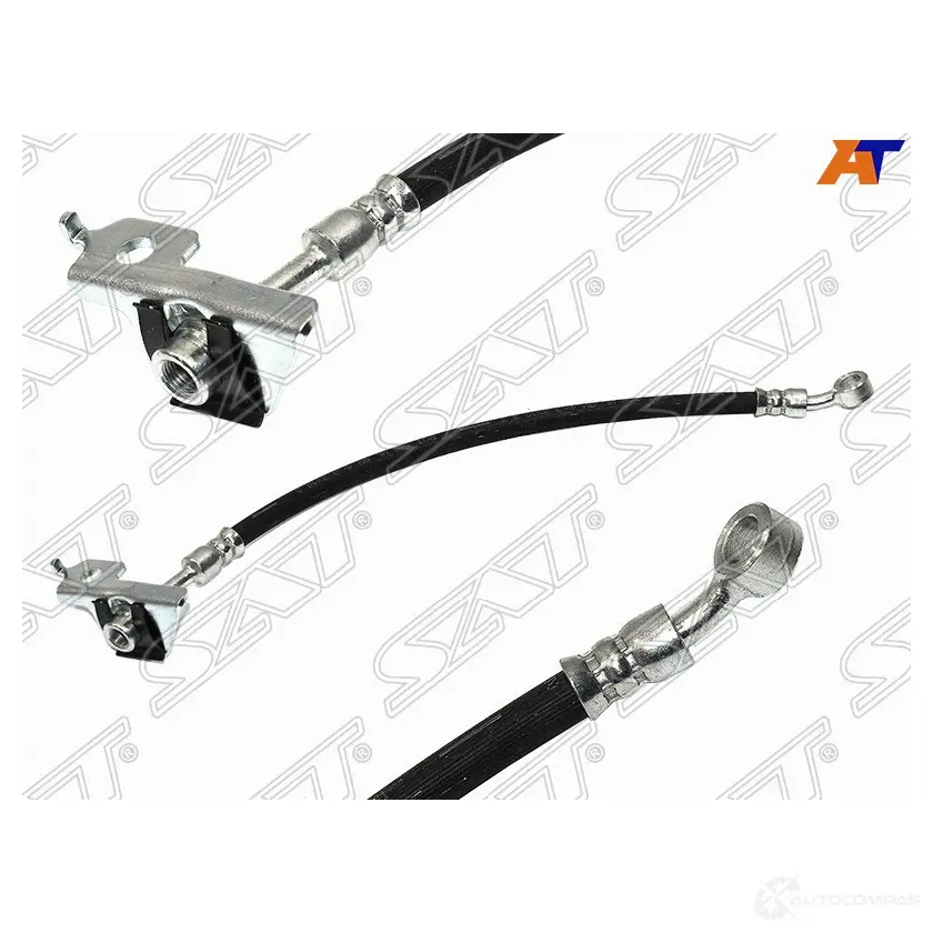 Шланг тормозной передний (Таиланд) HYUNDAI SANTA FE 06-/KIA SORENTO 09- LH SAT 1422806722 ST-58731-2B010 IDS2 Q